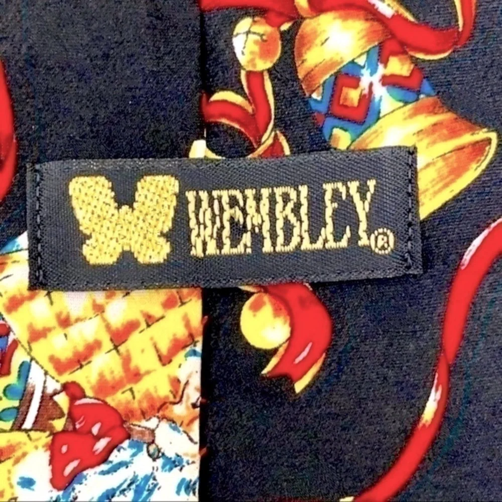 Wembley Silk Ornament Santa Christmas Tie